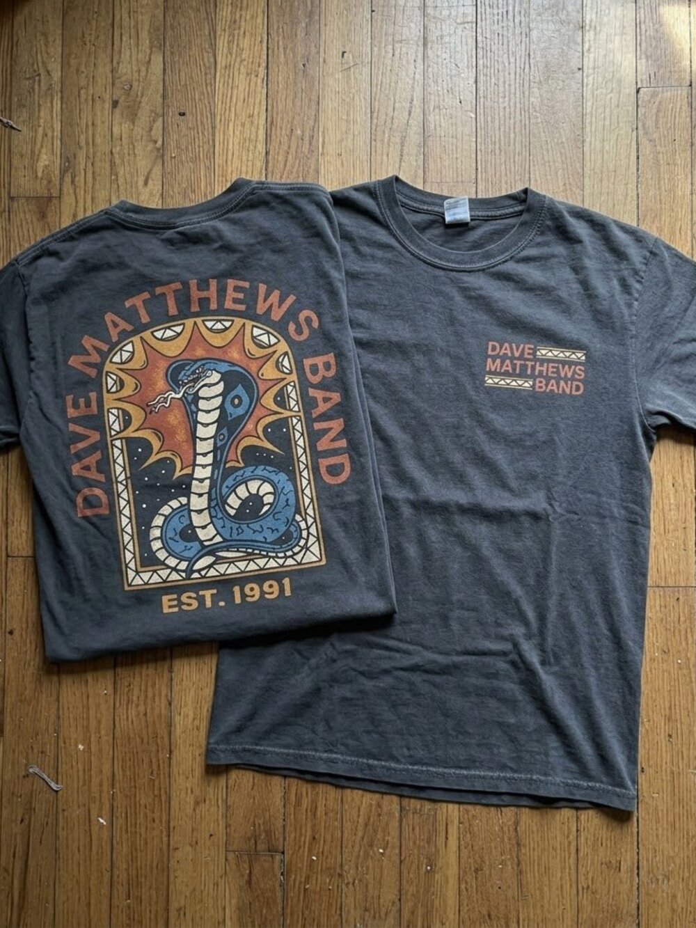 Dave Matthews Band Cobra Double Sided Graphic T-Shirt